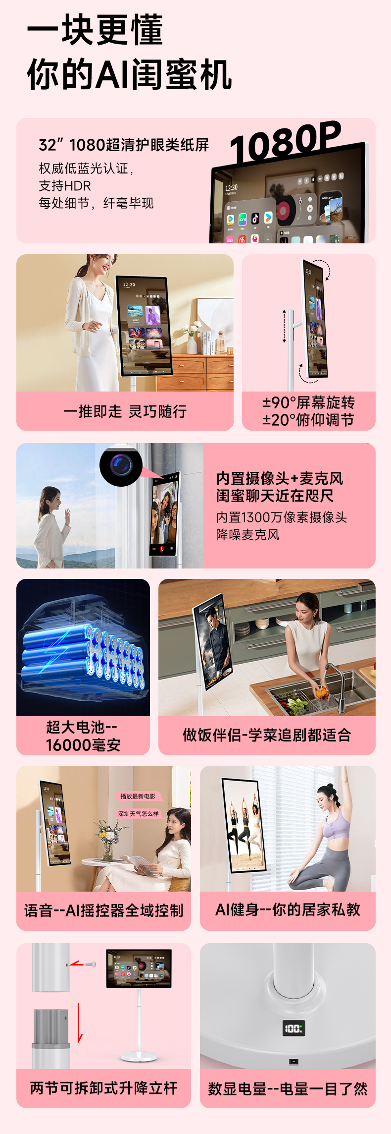 AP320XX3 Mobile Smart Screen feature detail 2